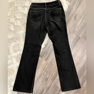 White House Black Market Black Jeans Size 6R like new!